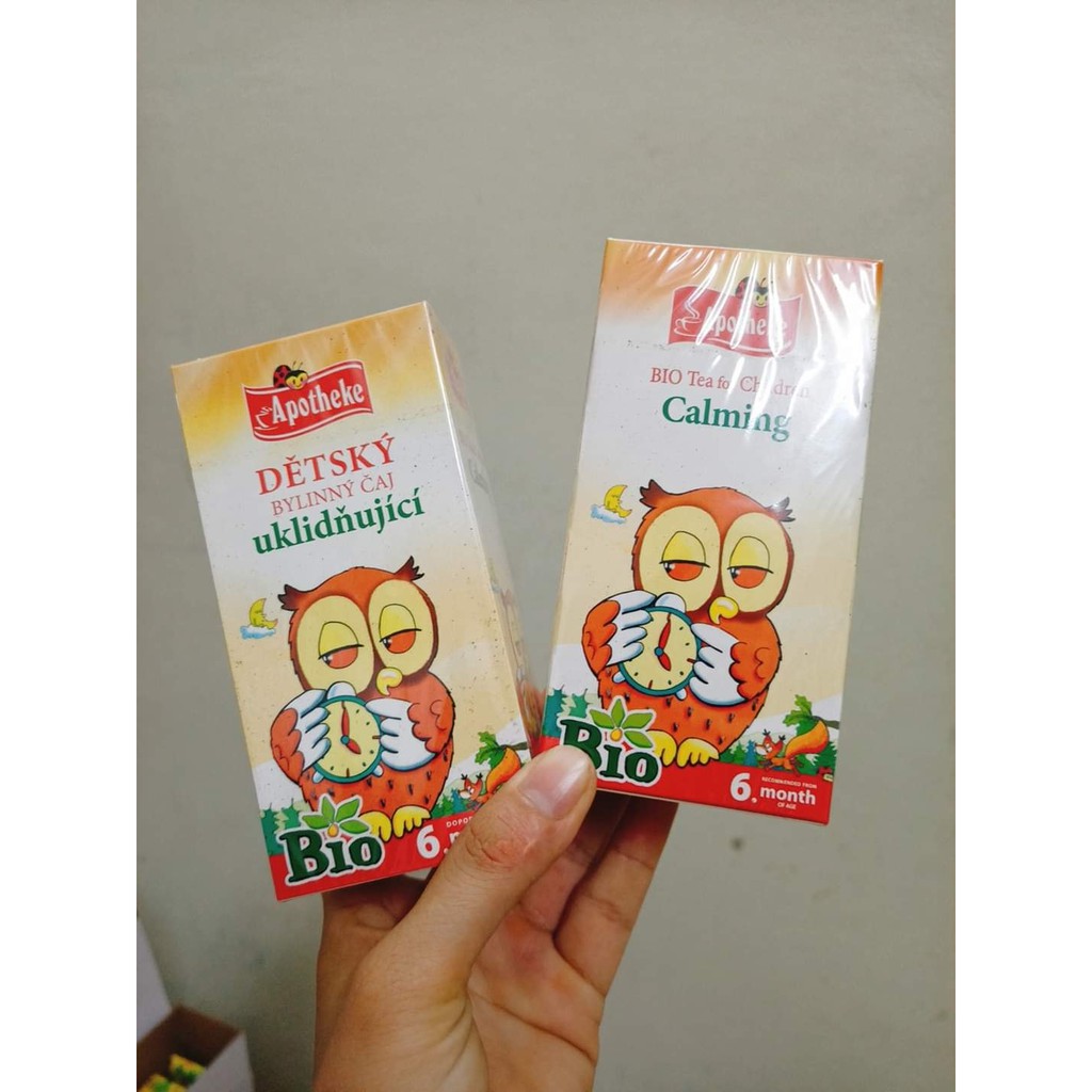 Trà ngủ ngon/tăng đề kháng hữu cơ cho bé từ 6M (Apotheke)