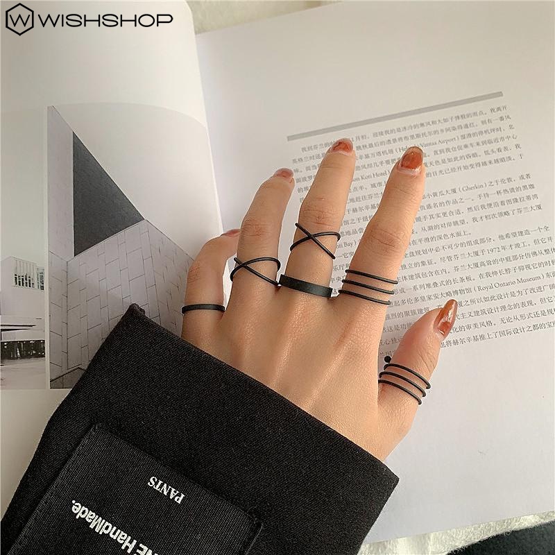 Set 6 nhẫn thời trang thanh lịch dành cho nữ