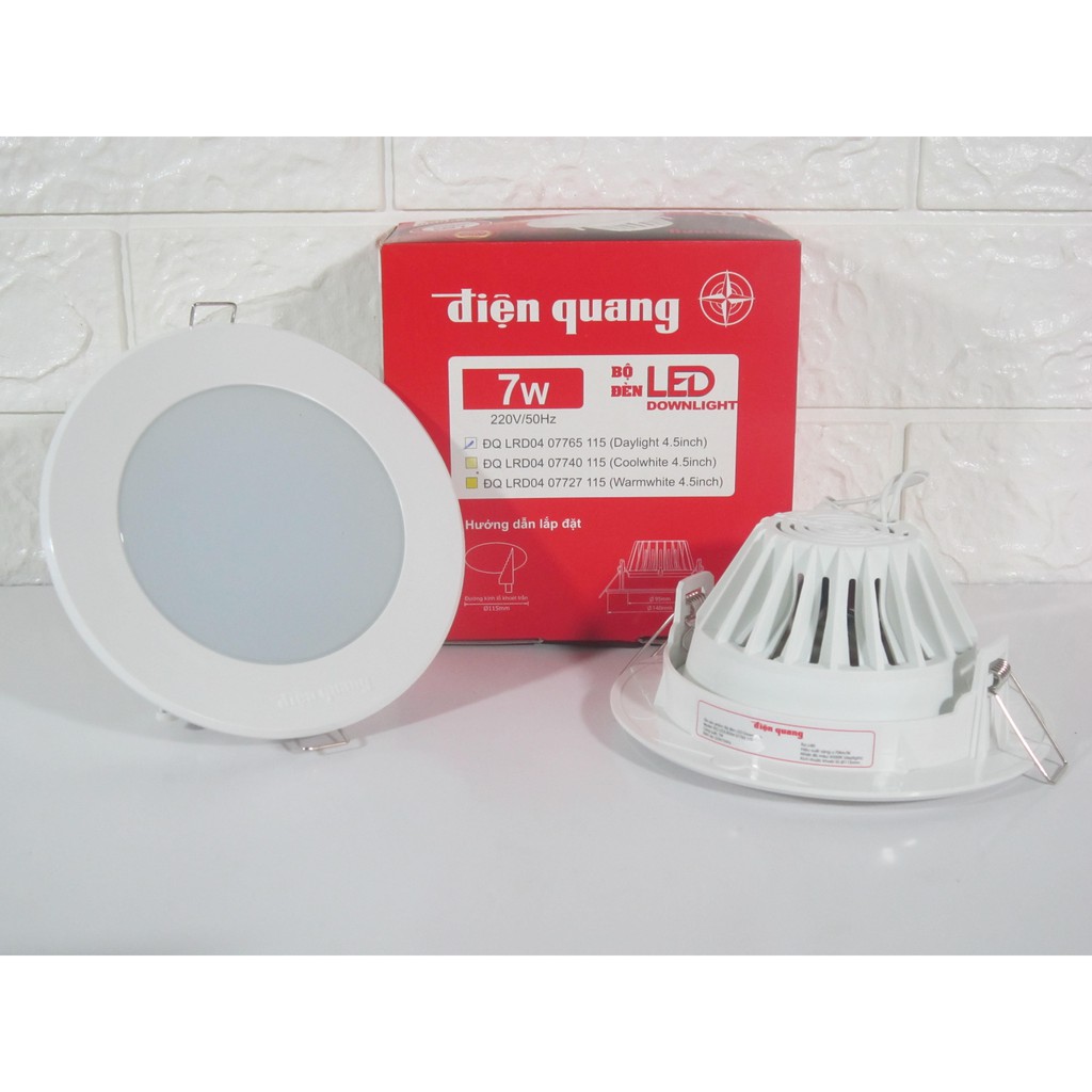 Đèn LED âm trần Led downlight Điện Quang ĐQ LRD04 5W/7W/11W