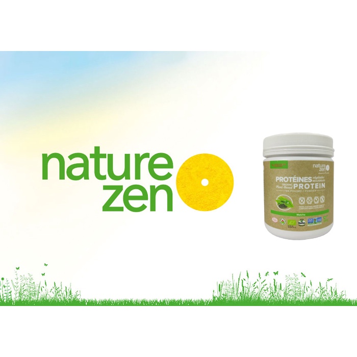 NATURE ZEN – BỘT PROTEIN THỰC VẬT HỮU CƠ – VỊ TRÀ XANH (250G)