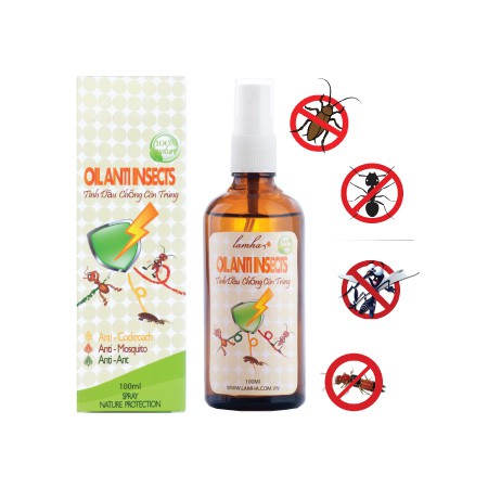 Tinh Dầu Chống Côn Trùng Lam Hà Anti-Insects Oil (100ml)