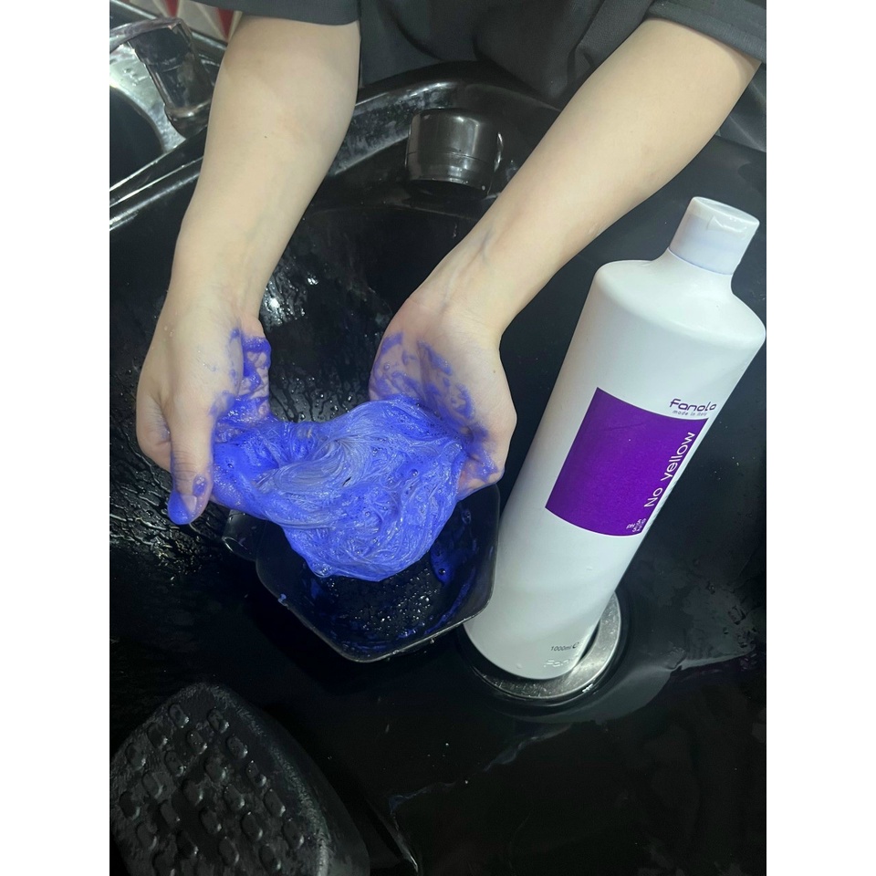 DẦU GỘI TÍM KHỬ VÀNG FANOLA NOYELLOW ITALY 1000ML CHÍNH HÃNG