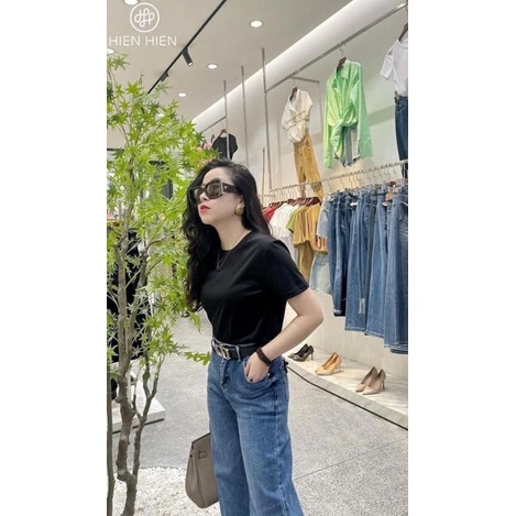 Áo phông nữ cộc tay chất len tăm Ber.shka A.uth size XS