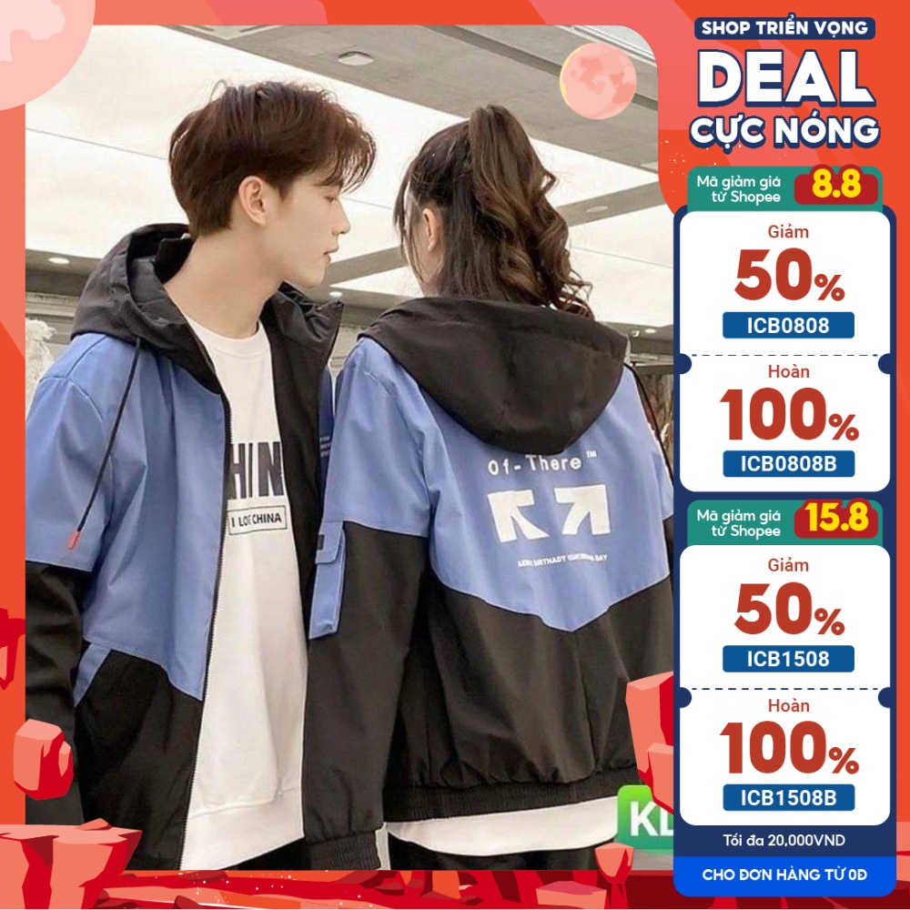 Áo khoác dù cặp nam nữ siêu HOT AD3-34