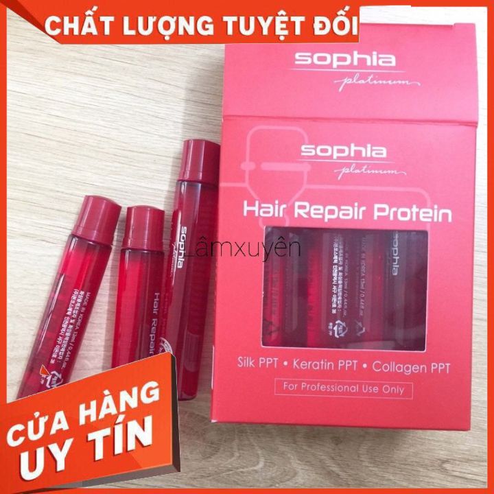 SERUM HUYẾT THANH BẢO VỆ TÓC PROTEIN SOPHIA hộp 10 ống