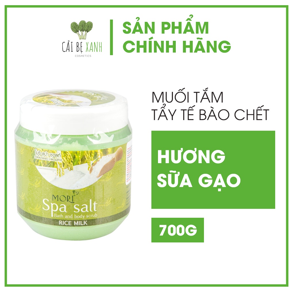 Muối Tắm Tẩy Tế Bào Chết Mori Spa Salt Bath & Body Scrub 8 mùi hương 700g
