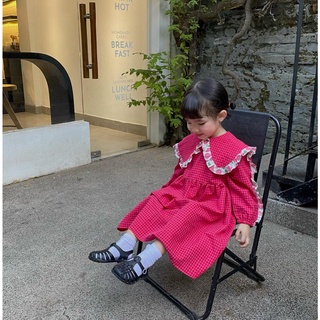 Váy Bé Gái CELINA V01 Váy Phong Cách Hàn Quốc Xinh Xắn Cho Bé Gái Dáng Babydoll chất liệu thô xốp mềm mịn