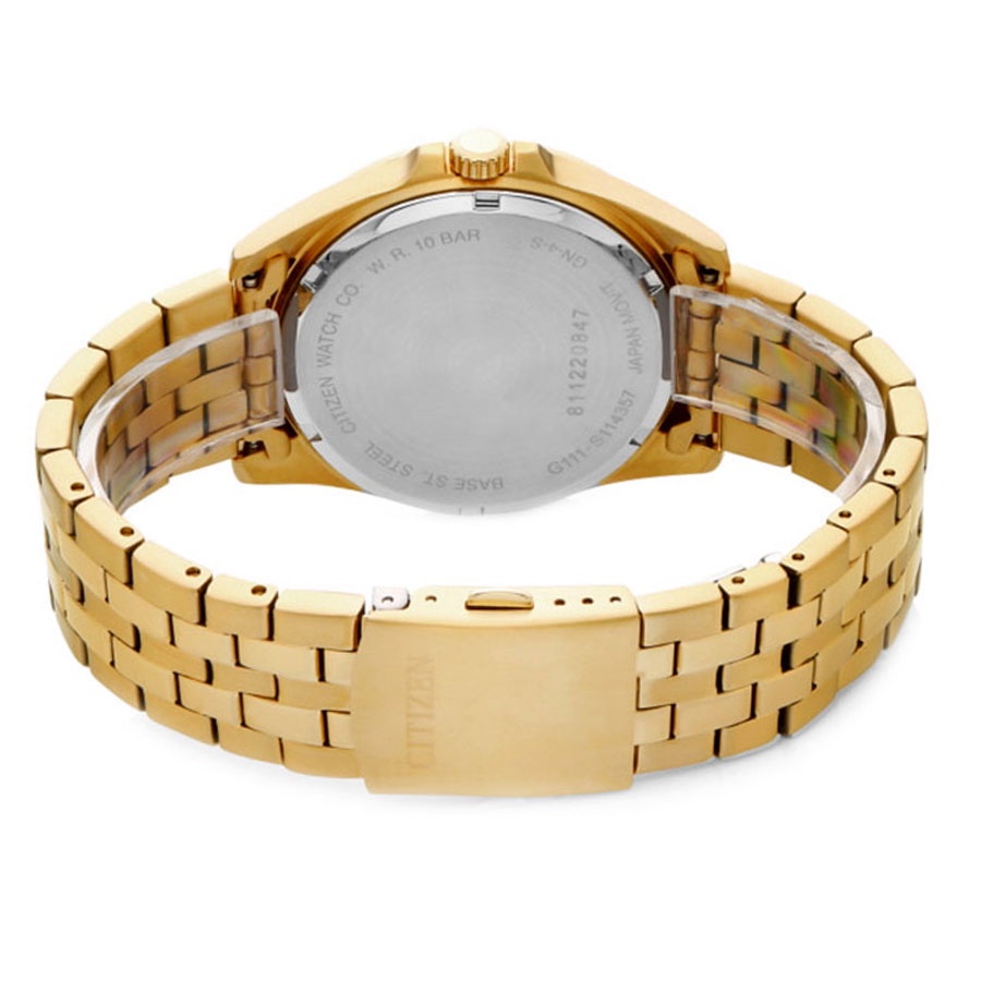 Đồng Hồ Nam Citizen Dây Thép Không Gỉ BI5052-59E - Mặt Đen