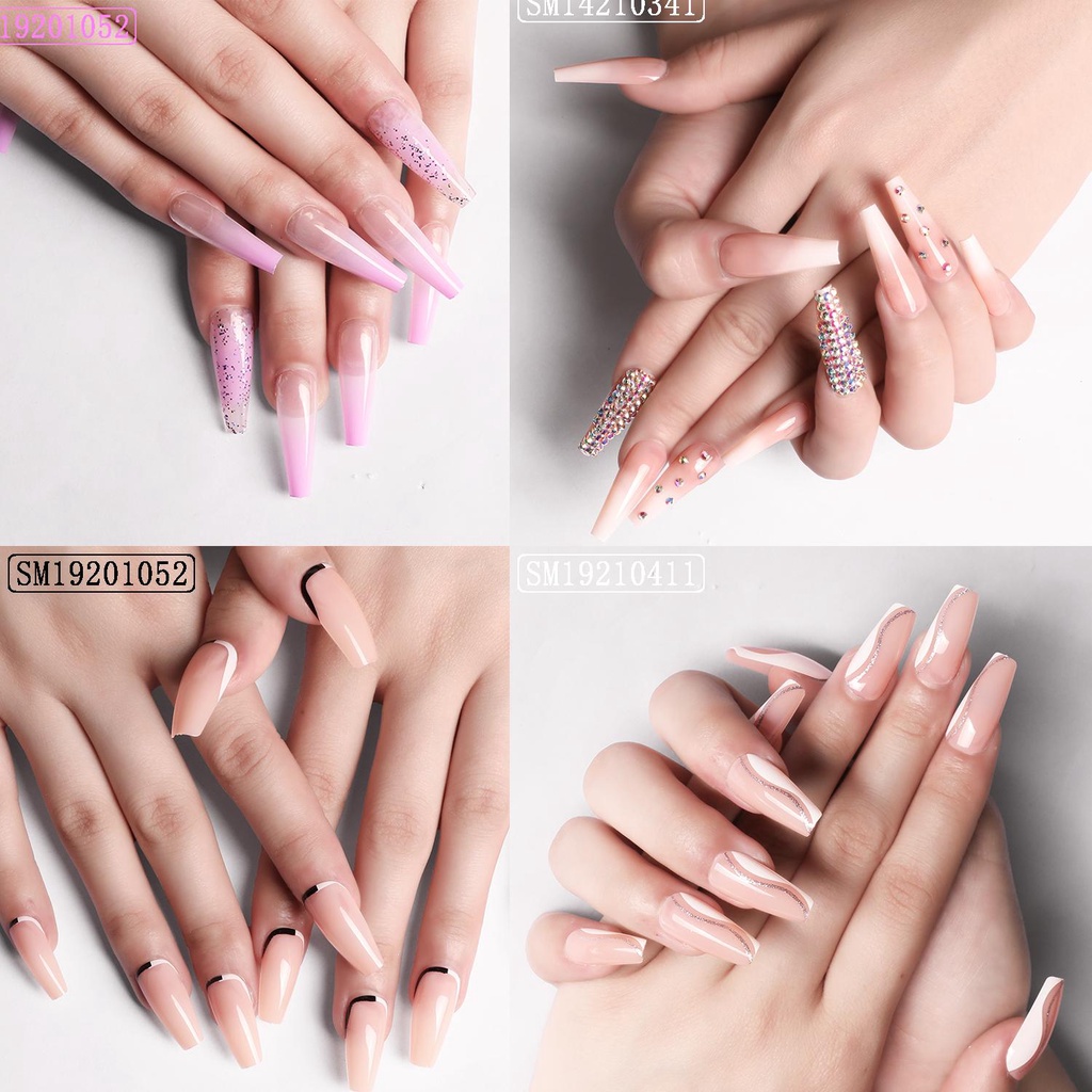 Móng Tay Giả Múa Ba Lê Che Phủ Toàn Diện Tháo Rời Được