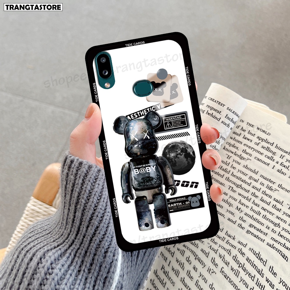Ốp lưng Samsung A10s in hình gấu Bearbrick,Mountain,xanh,đen,đỏ giá rẻ