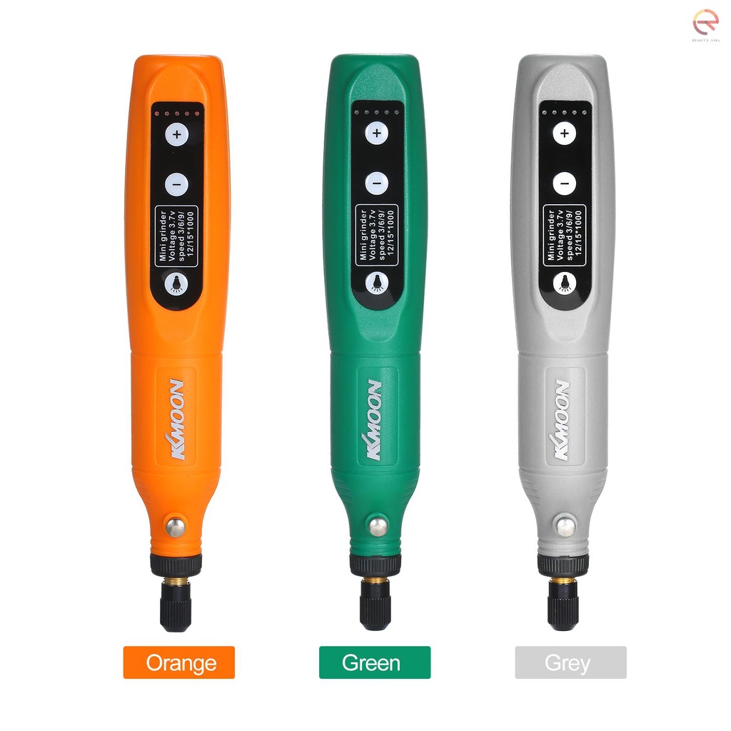 Set máy mài điện mini 5 tốc độ điều chỉnh được kèm sạc usb và phụ kiện tiện dụng