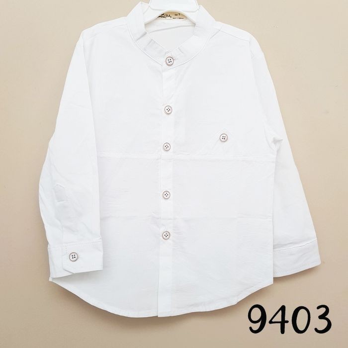 ÁO SƠ MI BÉ TRAI TAY DÀI NHIỀU MÀU CHO BÉ TỪ 11-28KG