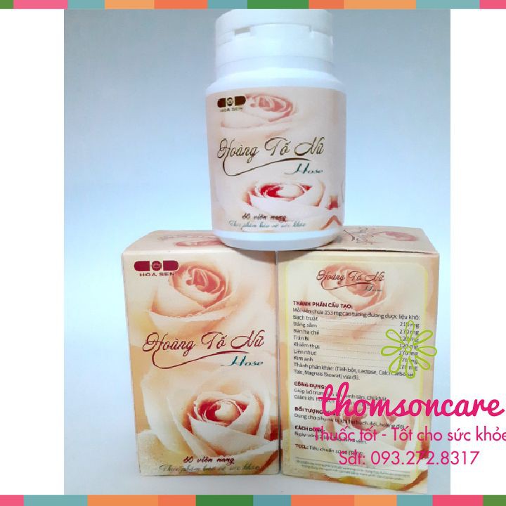 Hoàng Tố Nữ hỗ trợ bổ sung nội tiết tố nữ - Điều hòa phụ khoa ở nữ giới