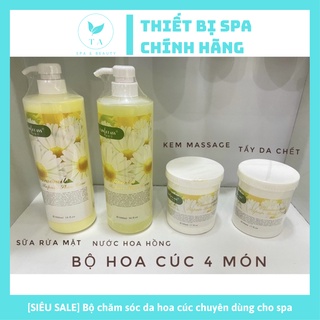 Bộ chăm sóc da hoa cúc chuyên dùng cho spa