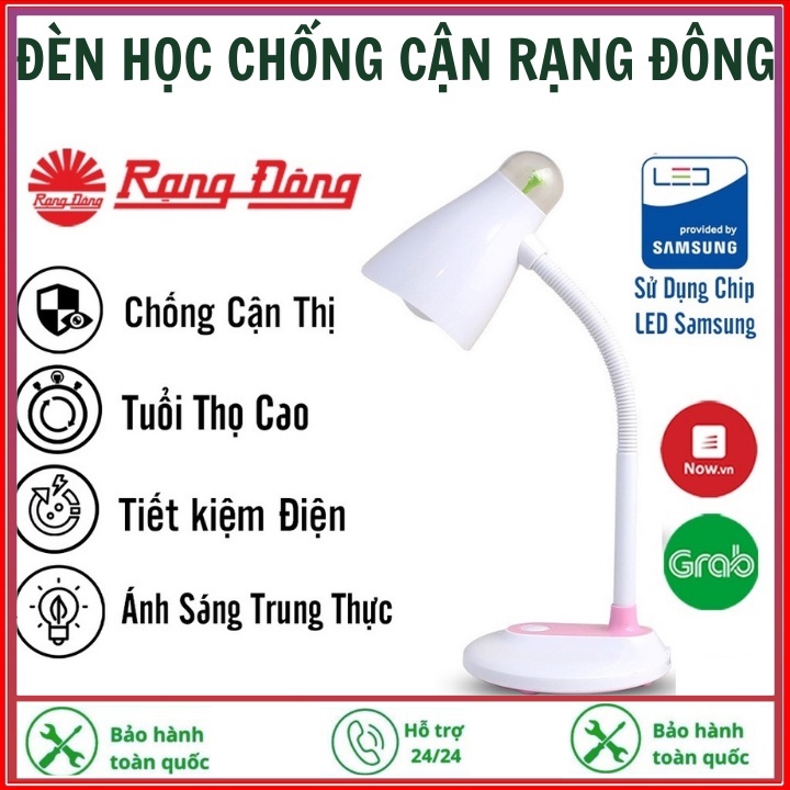 Đèn Học Để Bàn Chống Cận LED 32 Rạng Đông, Chính Hãng, Cao Cấp, Tặng Bóng Đèn Kèm Theo-Bảo hành 12 tháng