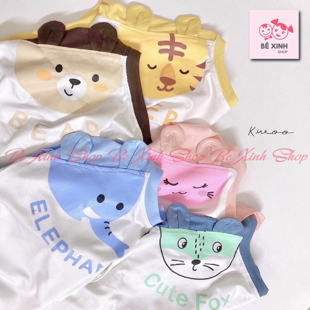 Minky Mom Bộ quần áo dài tay cho bé trai gái [Top Sale] Đồ ngủ cho bé quần áo thu đông thun lạnh DÀI_THÚ