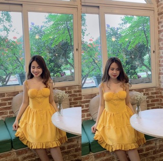 Váy 2 dây cúp ngực