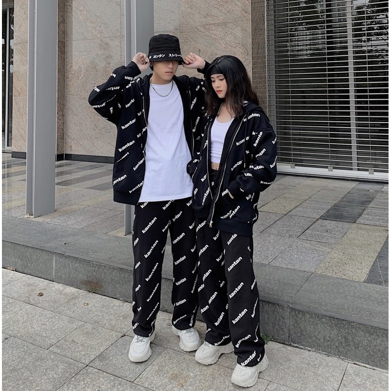 ÁO HOODIE ZIP MONOGRAM | BigBuy360 - bigbuy360.vn