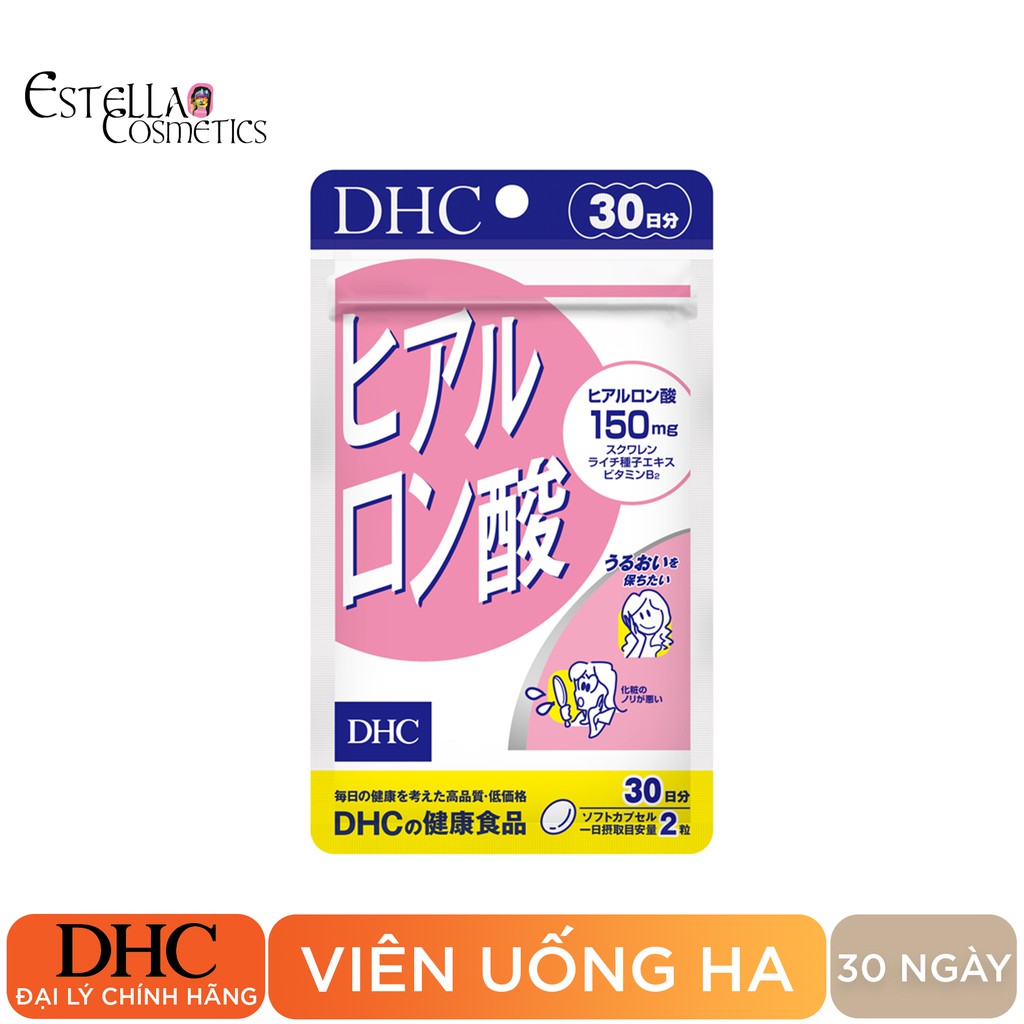 Viên Uống Giúp Giữ Ẩm, Cấp Nước DHC Hyaluronic Acid 30 Ngày (60 Viên)