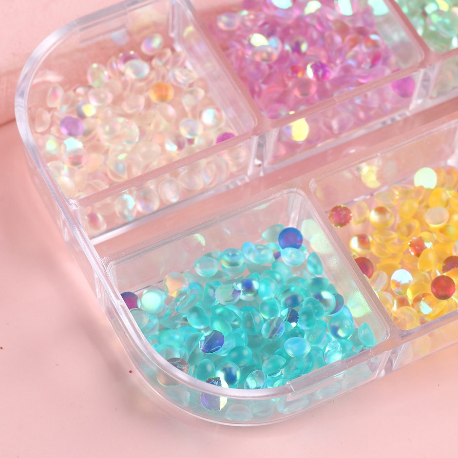 Hạt nhựa acrylic 3D STZPRONAIL LY2052 hình đuôi cá/giọt nước trang trí móng tay nghệ thuật