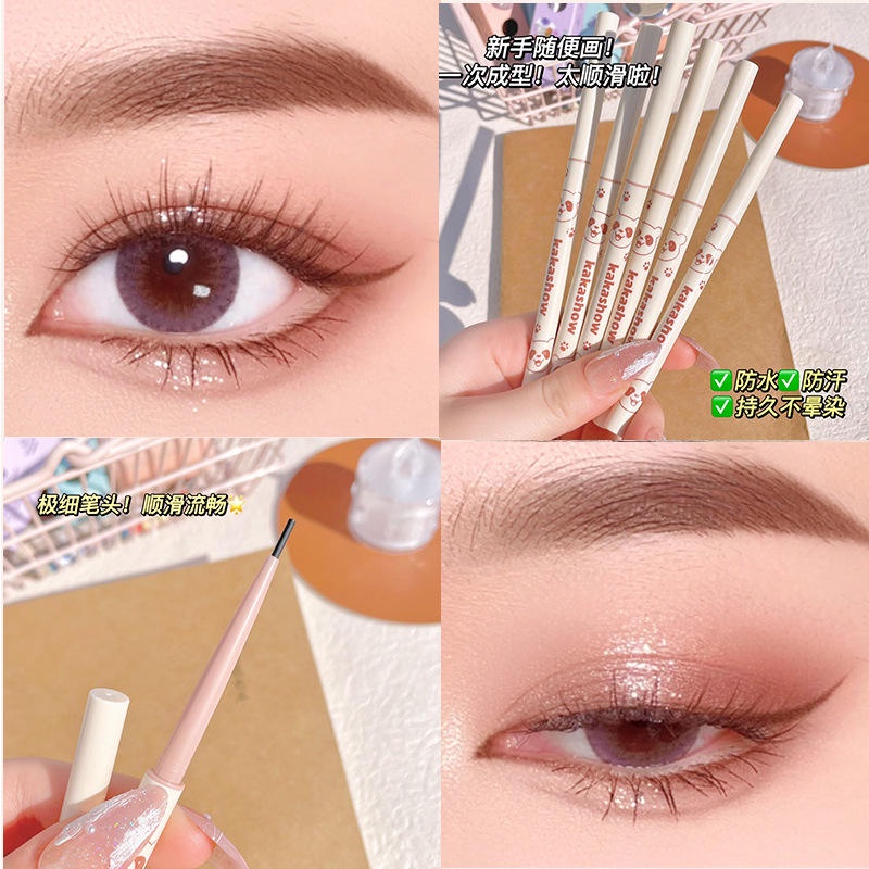 Bút Kẻ Mắt Kakashow Dạng Gel Mềm Sắc Tố Cao Chống Nước Lâu Trôi