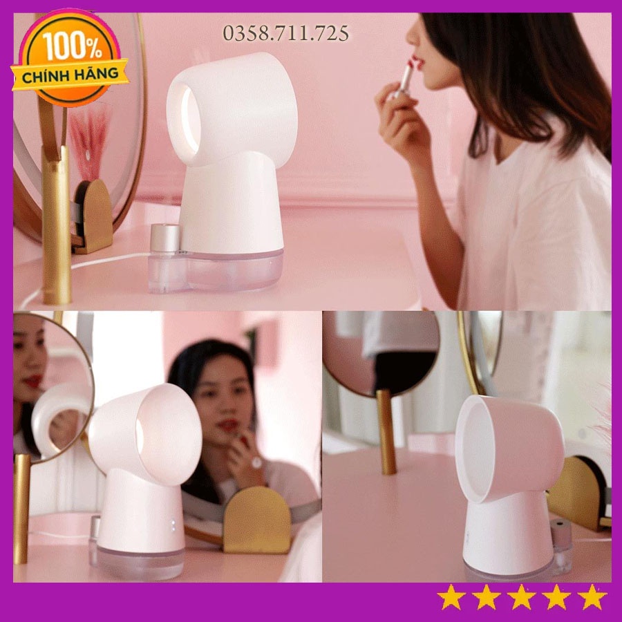 Máy phun sương ion âm trung hòa bụi không khí, máy xông tinh dầu có đèn ngủ hiện đại