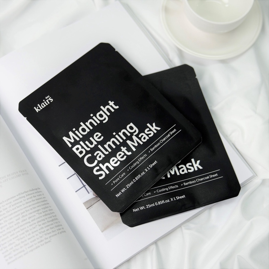 Miếng Mặt Nạ Klairs Midnight Blue Calming Sheet 25ml