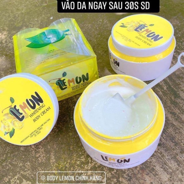 KEM LOTION BODY LEMON VITAMIN KÍCH TRẮNG CHÍNH HÃNG