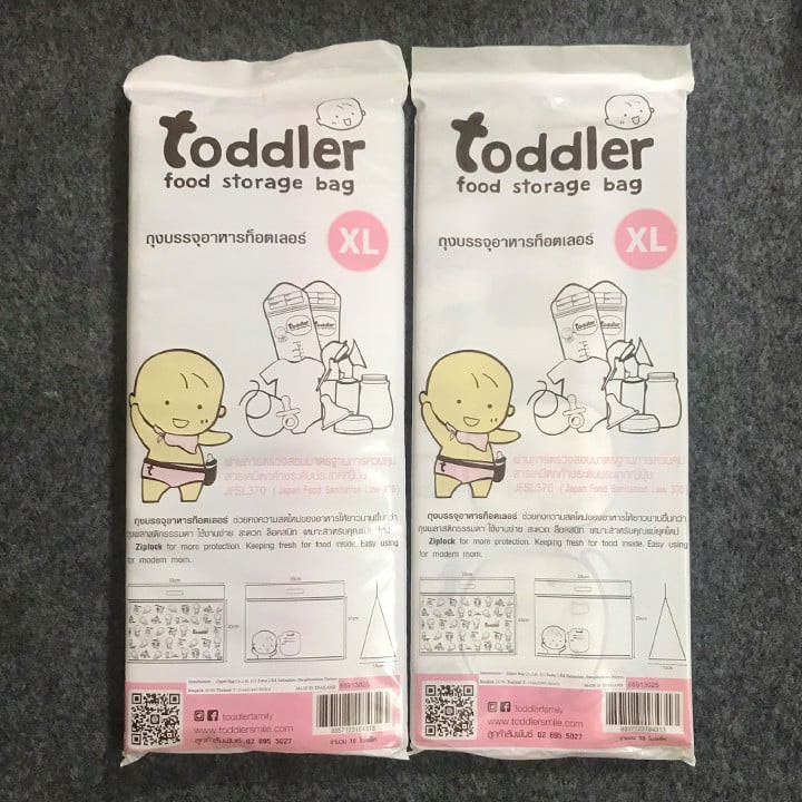 Ziplock Toddler Đa năng. (đựng thực phẩm, túi sữa, quần áo, vật dụng cá nhân)