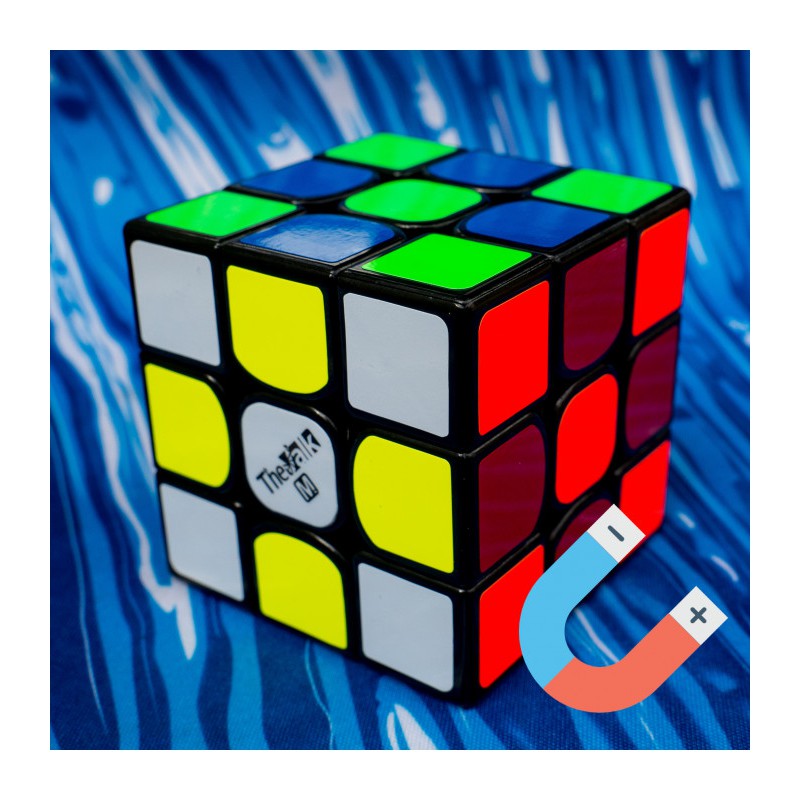 Đồ chơi Rubik 3x3x3 QiYi The Valk 3M Sticker - Rubik Nam Châm Từ Tính ( Cắt Góc Cực Tốt, Nhanh Mượt )