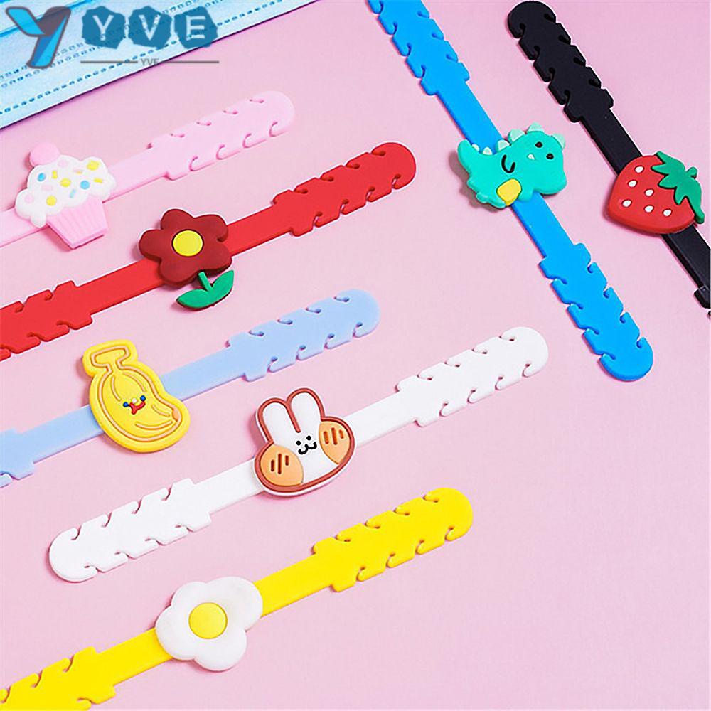 Dây đeo khẩu trang mở rộng bảo vệ tai giảm đau có thể điều chỉnh kiểu hoạt hình dễ thương cho bé