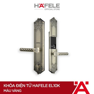 [Miễn phí lắp đặt] Khóa điện tử Hafele EL10K - 91205317 màu vàng