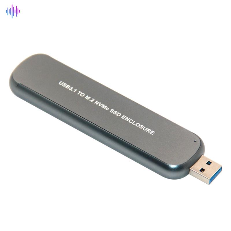 Hộp đựng ổ cứng M.2 SSD chuyển đổi USB3.1 Type C sang PCI-E SSD M.2 NVME JMS583 SSD