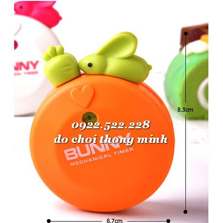 Đồng hồ đếm ngược Bunny - Thỏ ăn cà rốt - giúp bé yêu học quản lý thời gian