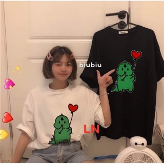 Áo phông khủng Long thả tim đỏ LN12