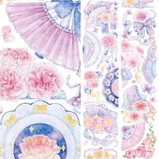 [chiết] washi tape quạt ren