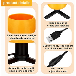 Electric Bead Spinner Kit Adjustable Speed Spin Bead Loader