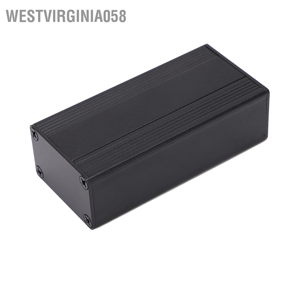 Có thể bán buôn Hộp dự án hợp kim nhôm Phun cát Bảng mạch đen 1 25‑1 5mm Vỏ Westvirginia058 Hàng giao ngay