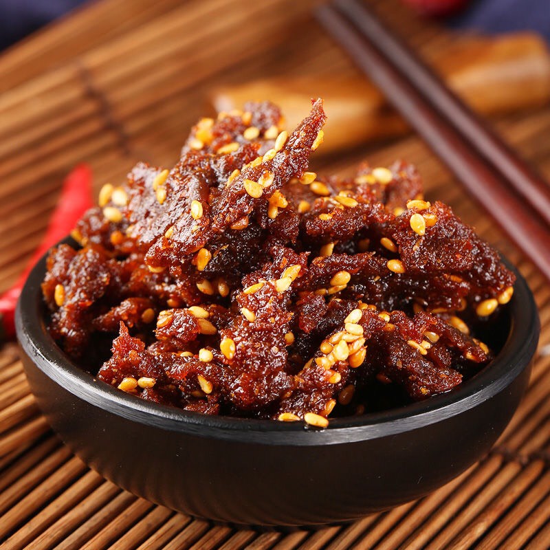 BÒ XÉ CAY XÁ XÍU THƠM NGON GÓI 35G ĂN VẶT