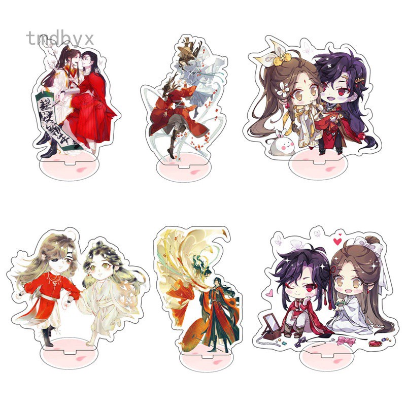 Mô hình acrylic đứng để bàn hình nhân vật Tian Guan Ci Fu Xie Lian Hua Cheng