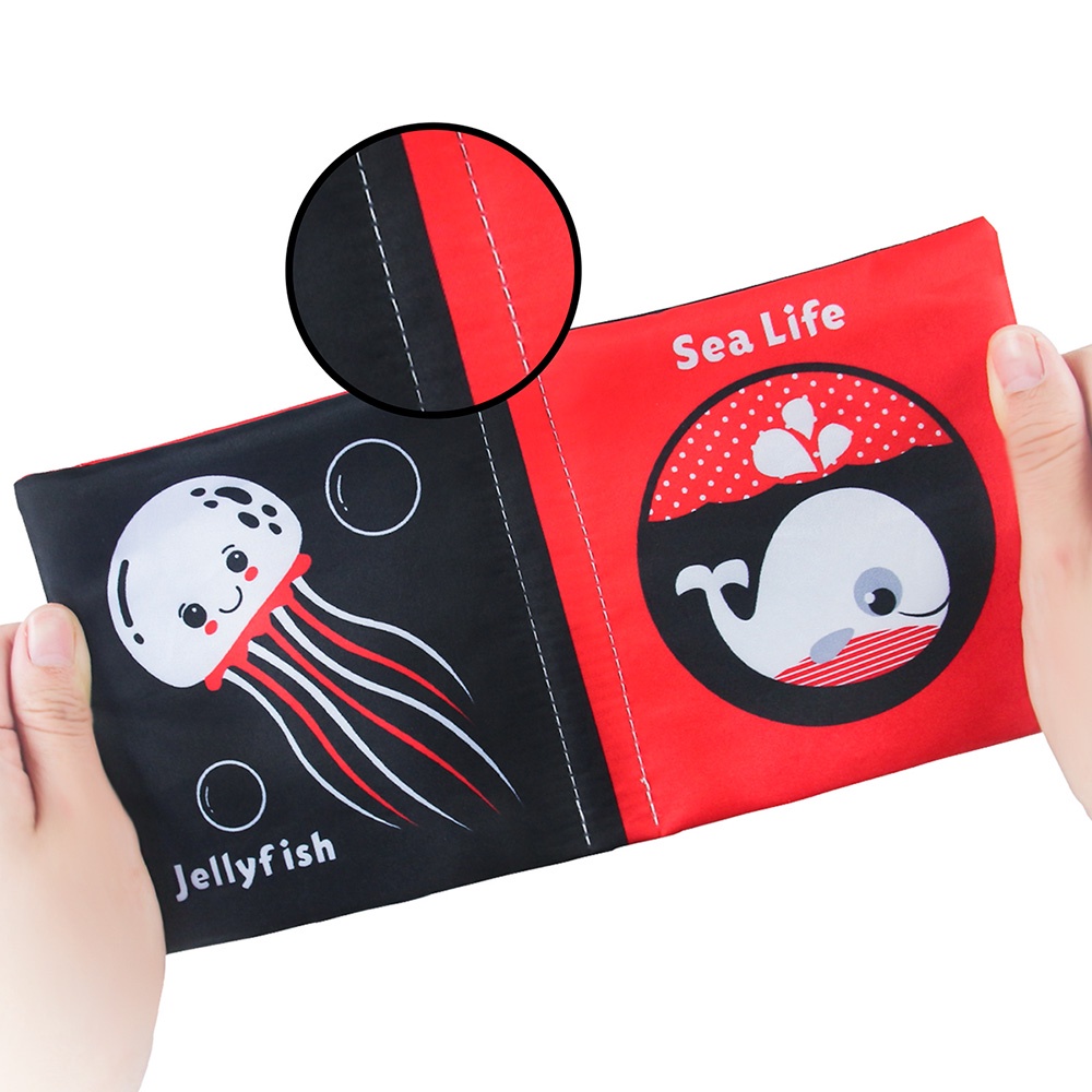 Sách vải mềm coolplay sử dụng tiếng anh chủ đề động vật cho bé
