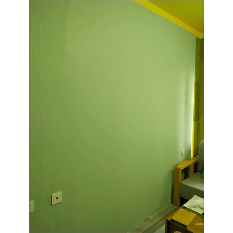 Giấy dán tường màu xanh lá chuối