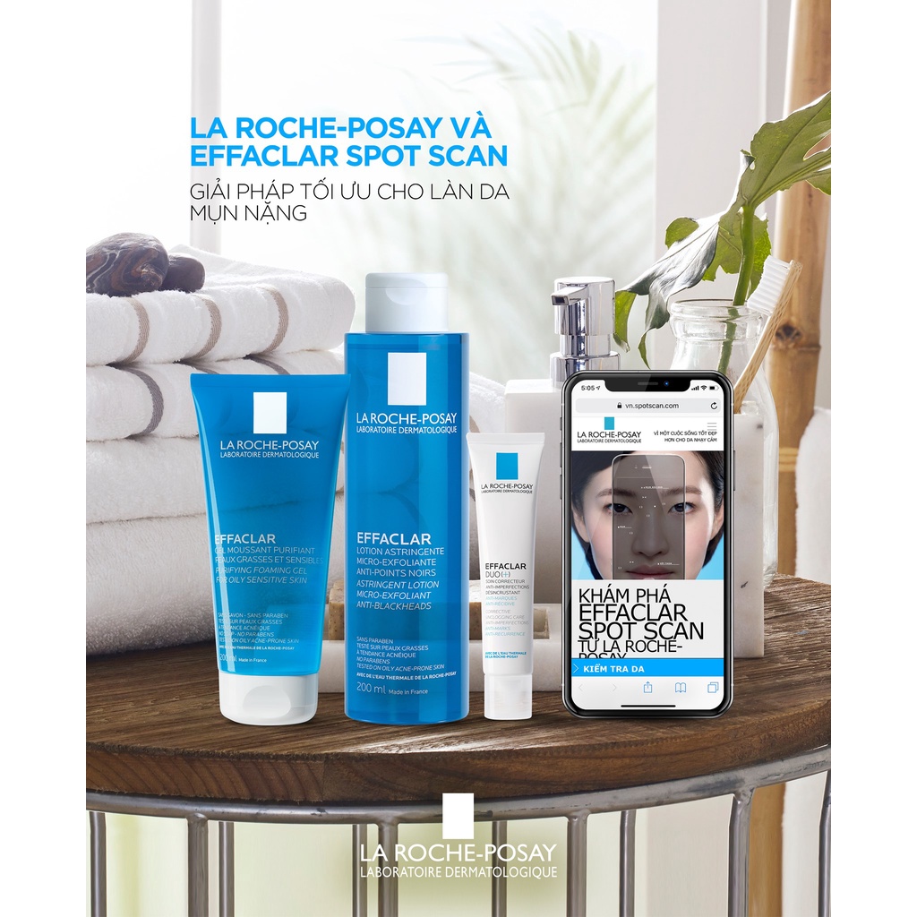 Nước Hoa Hồng La Roche-Posay Cho Da Thường, Nhạy Cảm 200ml Soothing Lotion Sensitive Skin Giàu Khoáng Cho Da Dầu