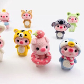 [Len chọc có hướng dẫn] Bộ kit len chọc heo tắm biển