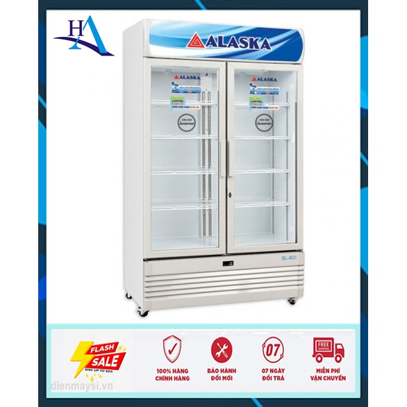 Tủ Mát Inverter Alaska SL-8CI (800 Lít - 2 Cánh) (Miễn phí giao tại HCM-ngoài tỉnh liên hệ shop)