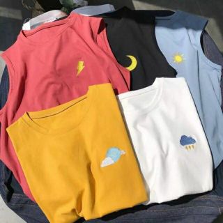 (Có sẵn) ÁO TẬP GYM, TANK TOP UNISEX NAM NỮ 5 SẮC THÁI, ÁO BA LỖ
