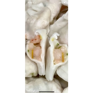 Sủi cảo tôm xếp. túi 1kg