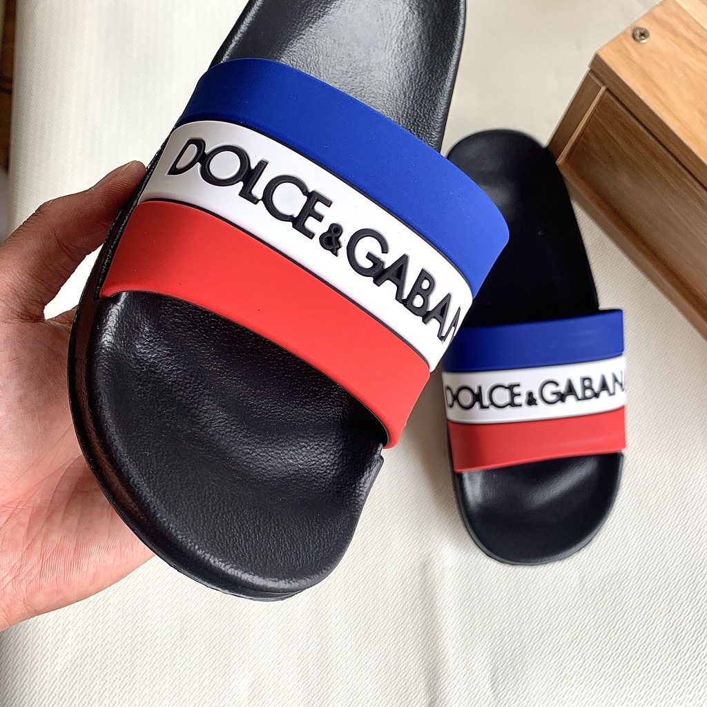 Dép Quai Ngang Nam Nữ DOLCE &amp; GABBANA Cao Cấp Kiểu Dáng Thời Trang Full Size