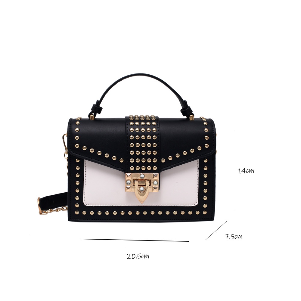 Túi xách nữ đẹp đeo chéo độc đáo phong hàn quốc cao cấp sang trọng dáng vuông thời trang hai ngăn đi tiệc