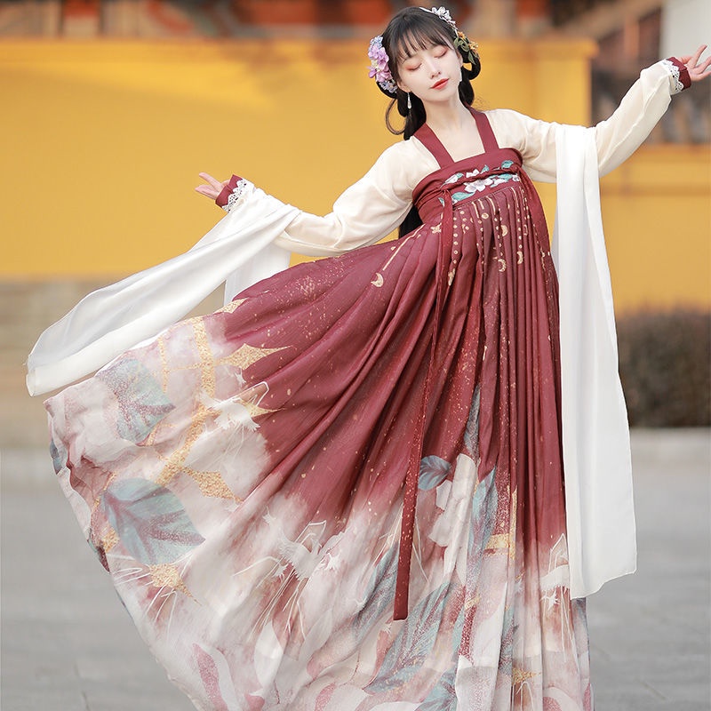 Set đồ Hán Phục phong cách Trung Hoa thời trang xuân hè cổ điển